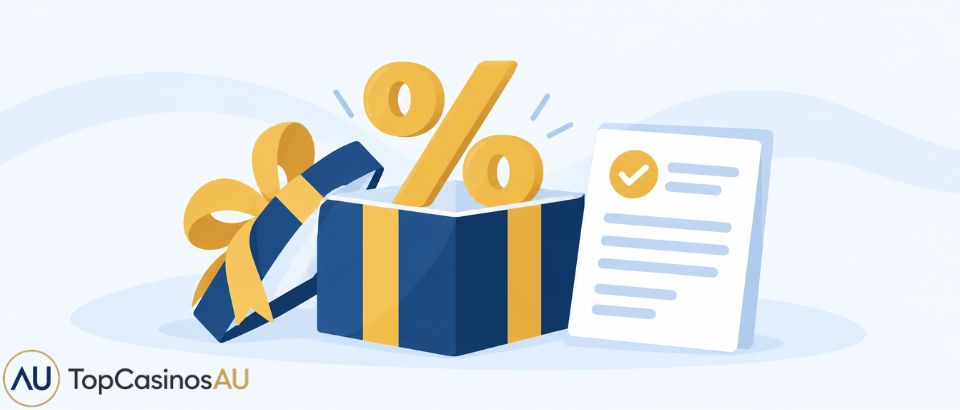 Online casino bonus with terms