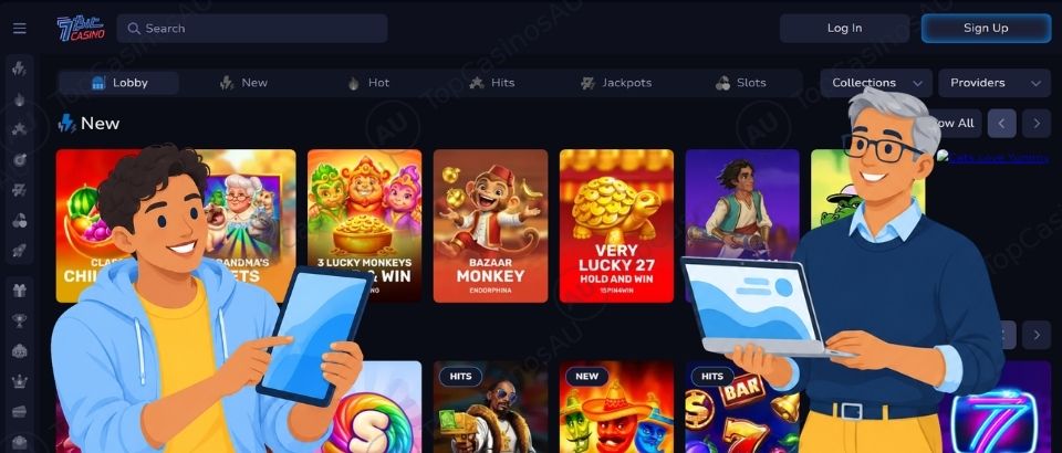 7Bit Casino game selection