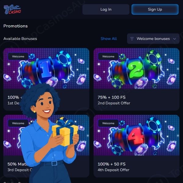 7Bit Casino welcome bonus
