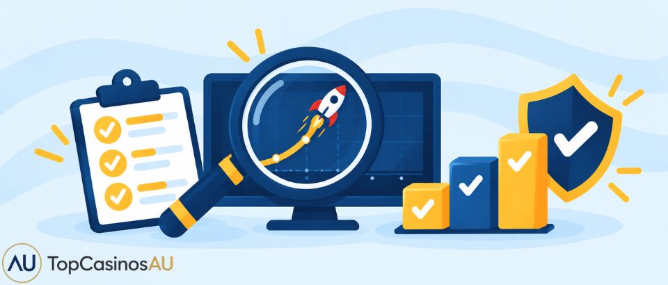 Crash casino testing and ranking criteria