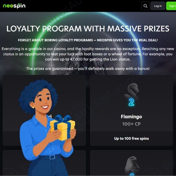 Neospin Casino loyalty program