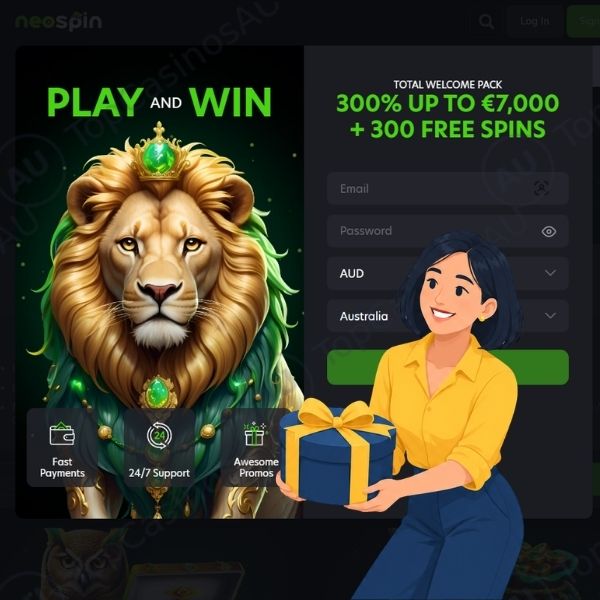 Neospin Casino welcome bonus