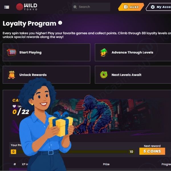 Wild Tokyo Casino welcome bonus